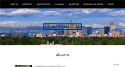 Desktop Screenshot of denveraggies.com